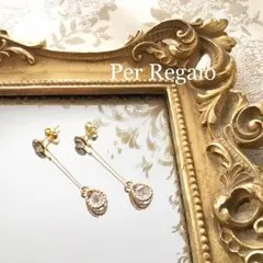 再再々販☆氷きらめくゆれるピアス