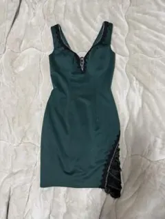 ANGELR ダークグリーン ナイトドレス S