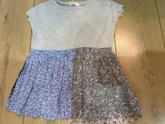 beams 花柄半袖ワンピース