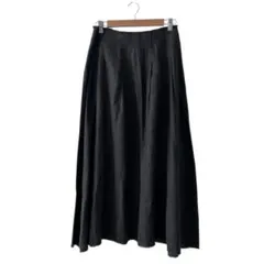 Spick&Span リネン100% フリンジ Aライン ロングスカート(M)