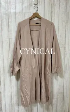CYNICAL シニカル　ノーカラーロングコート　ロングコート　コート