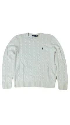 POLO Ralph Lauren　ケーブルニット ウールカシミヤ セーター
