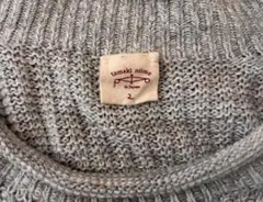 tamaki niime グレー クルーネック セーター サイズ2