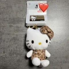 しまむら　サンリオ　ハローキティ　ヒョウ柄　マスコットチャーム②