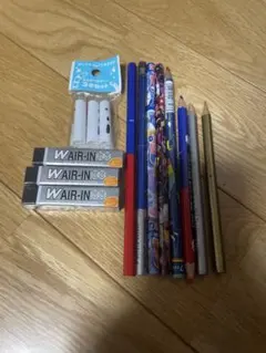 まとめ売り　消しゴム　キャップ　鉛筆セット