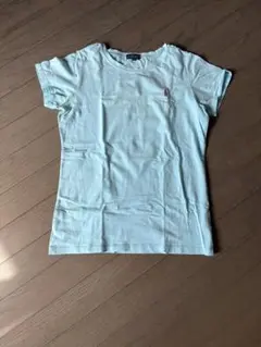 ラルフローレン 水色 キッズ Tシャツ ポロシャツ風