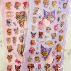 124.送料込み　日焼けキティ　お尻シール２個セット