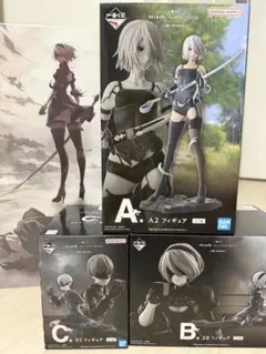 一番くじニーアオートマタ　A賞 A2 B賞 2B C賞 9S フィギュア+D賞