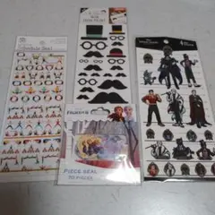 シールまとめ売り　ディズニー　シールなど４点