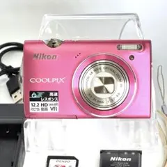 Nikon COOLPIX S3000 ビビッドピンク【動作確認済み】デジカメ - メルカリ