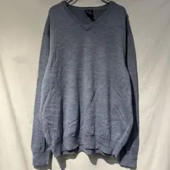 90s 00s usa古着 jos.a.bank Vネック メリノウール L