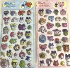 新品【2シートセット】ぷくぷくシール　ぷっくり　3Dステッカー　［S21］