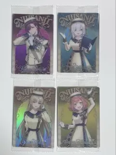 にじさんじ　ウエハース　4枚セット