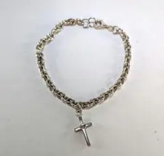 シルバー925 クロスチャーム ブレスレット