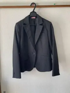 image イマージュ　ピンストライプジャケット 黒 11号