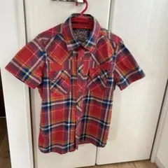 T.M.T. チェックシャツ　半袖のサムネイル