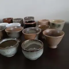 陶器製お猪口20個セット