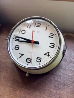1960年代 セイコー トランジスタ掛時計 レトロ ポップ 昭和 美品 実働