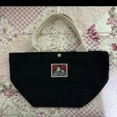 BEN DAVIS ブラック トートバッグ　キャンバス