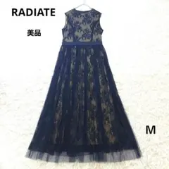 未使用級♥ ラディエイト 【9号=M】トップス ワンピース ブルー - メルカリ