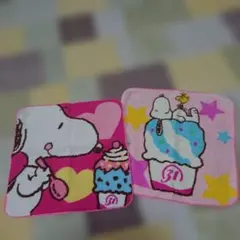 スヌーピーのタオルハンカチ