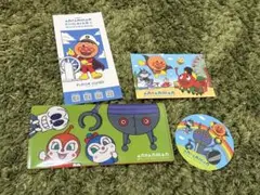 アンパンマン　シール　ステッカー　ケース　ポストカード
