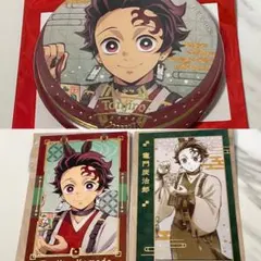 鬼滅の刃 干支2026 午年 ランダムフォトカード 缶バッジ 竈門炭治郎