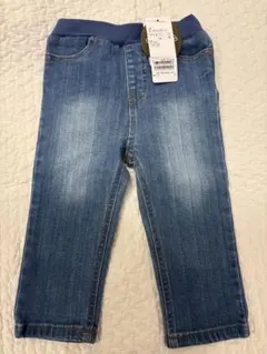 【petit main】　デニムスキニーパンツ　90cm
