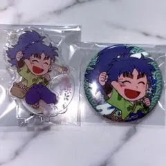 忍たま乱太郎　アニメイトカフェ　アクリルスタンド　缶バッジ　セット　七松小平太