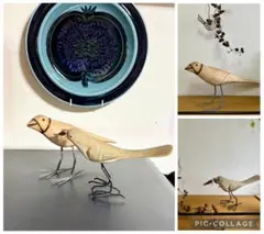 ꕤ︎︎ ꕤ︎︎ACTUS・アクタス・木製置物・鳥の置物・小鳥置物・アクタス 雑貨・２つ