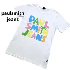 paulsmith jeans プリントTシャツ　半袖　コットン100% S