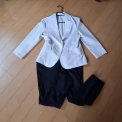 ジャケット ブラックパンツ セットアップ