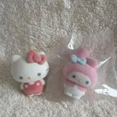 キティとマイメロディ　ふわふわフロッキードール