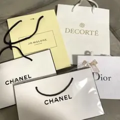 ショップ袋 CHANEL Dior 他5枚セット