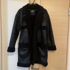 新品未使用✨ HOLLISTER ブラックムートンコート Mレディース　タグ無し