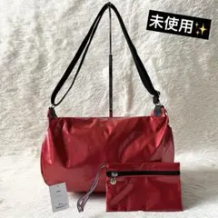 未使用✨ジャックゴム　ボディバッグ　ショルダーバッグ　レッドのサムネイル