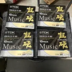 TDK 音楽用CD-R 80 10枚パック 4個セット 超硬