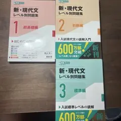 新・現代文レベル別問題集 1 2 3 3冊セット