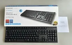 ELECOM ワイヤレスキーボード TK-FDM063TBK