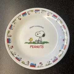匿名配送　PEANUTS SNOOY 陶器　皿　スヌーピー ウッドストック