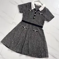 Her lip to San Rocco Tweed Knit Dress