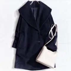 【極美品】アナイ ロングコート カシミヤ100% ベルテッド ブラック 38 ANAYI｜カシミヤドレストレンチコート | Rakuten Fashion(楽天