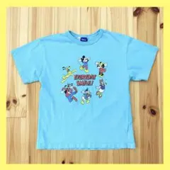 【着用2回】マーキーズ　ディズニー　Tシャツ 130センチ　ブルー