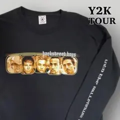 00s Backstreet Boys Y2K TOUR ロンT XL 袖プリのサムネイル