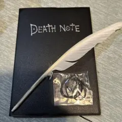 DEATH NOTE デスノート　エル　L ネックレス　羽ペン