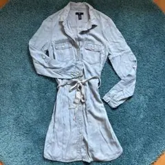 【Gap】 シャツワンピース xxsサイズ