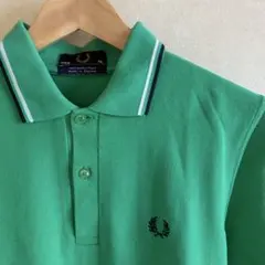フレッドペリー　Fred Perry グリーン ポロシャツ M12 サイズ36のサムネイル