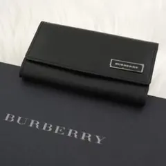 未使用品　BURBERRY LONDON キーケース　ノバチェック　ブラック