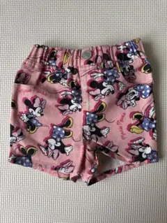 しまむら リトシーDisney ミニーマウス柄 ショートパンツ 80