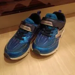 スニーカー　18cm ムーンスター　ブルー